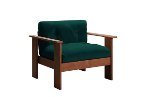 The Bacana Armchair in Recycled Velvet