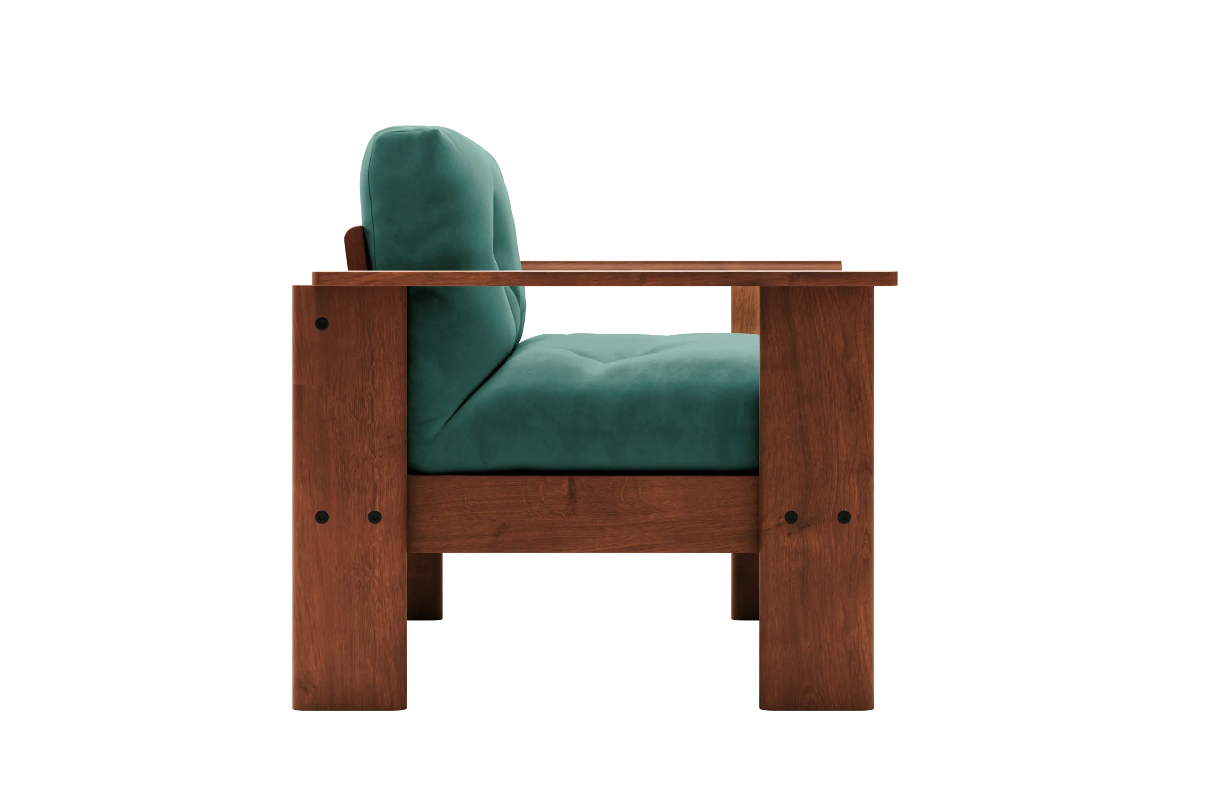 The Bacana Armchair in Recycled Velvet