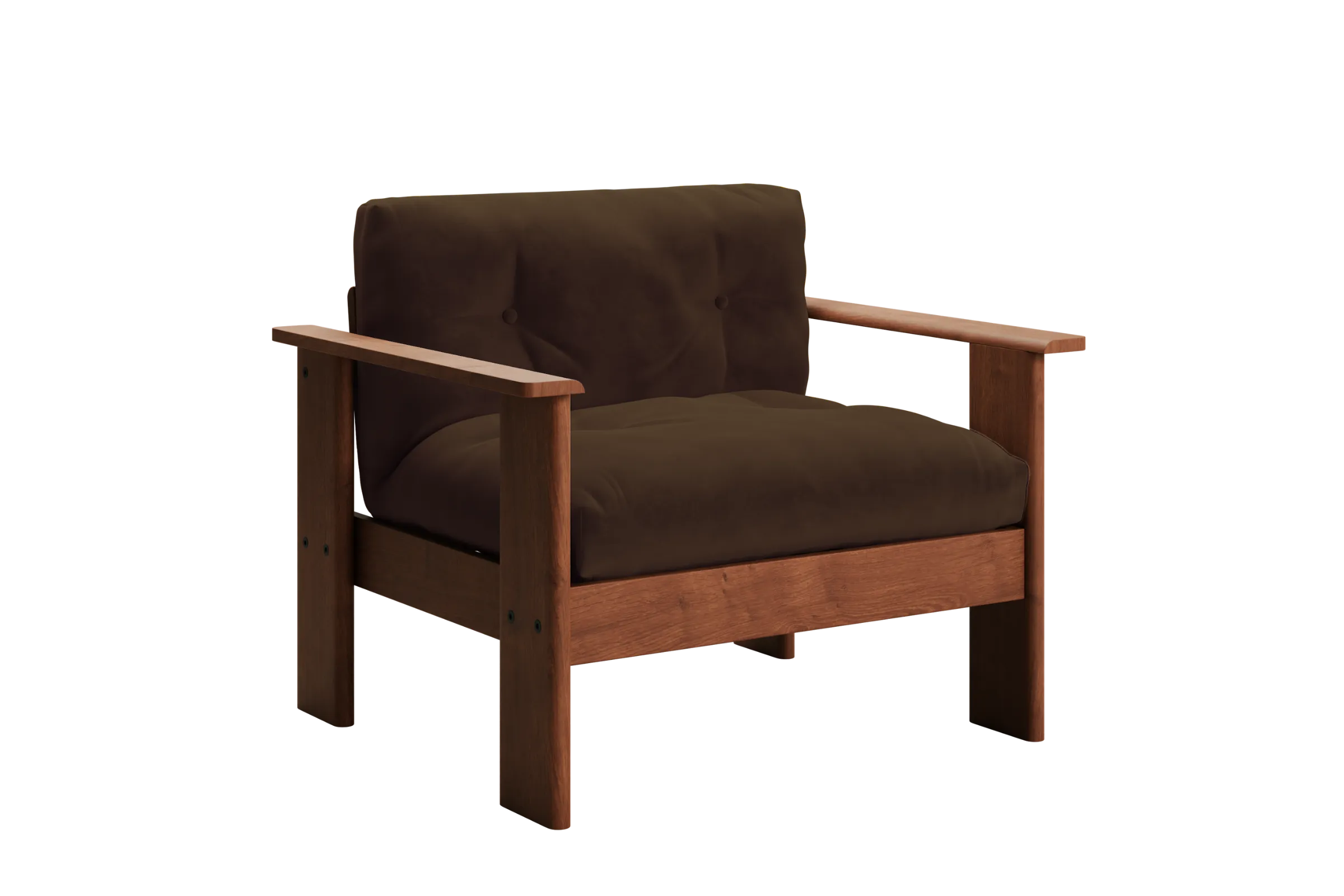 The Bacana Armchair in Recycled Velvet
