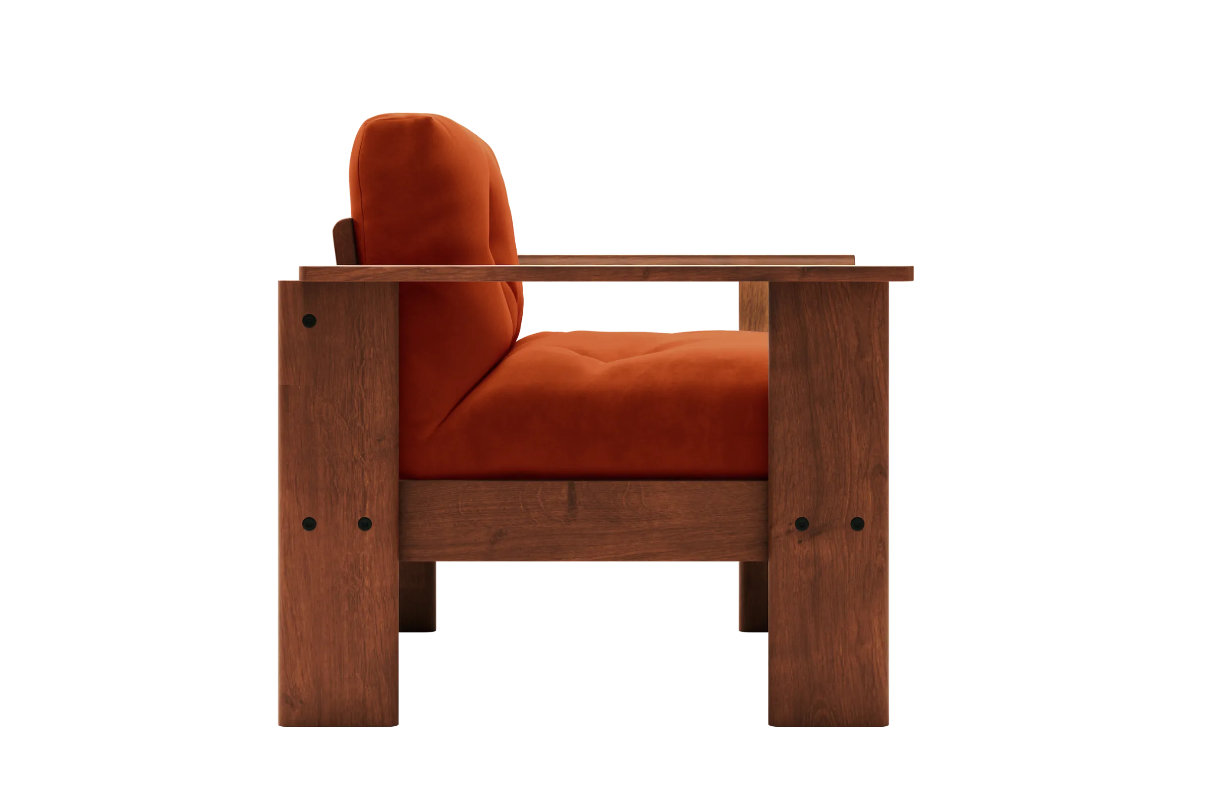 The Bacana Armchair in Recycled Velvet
