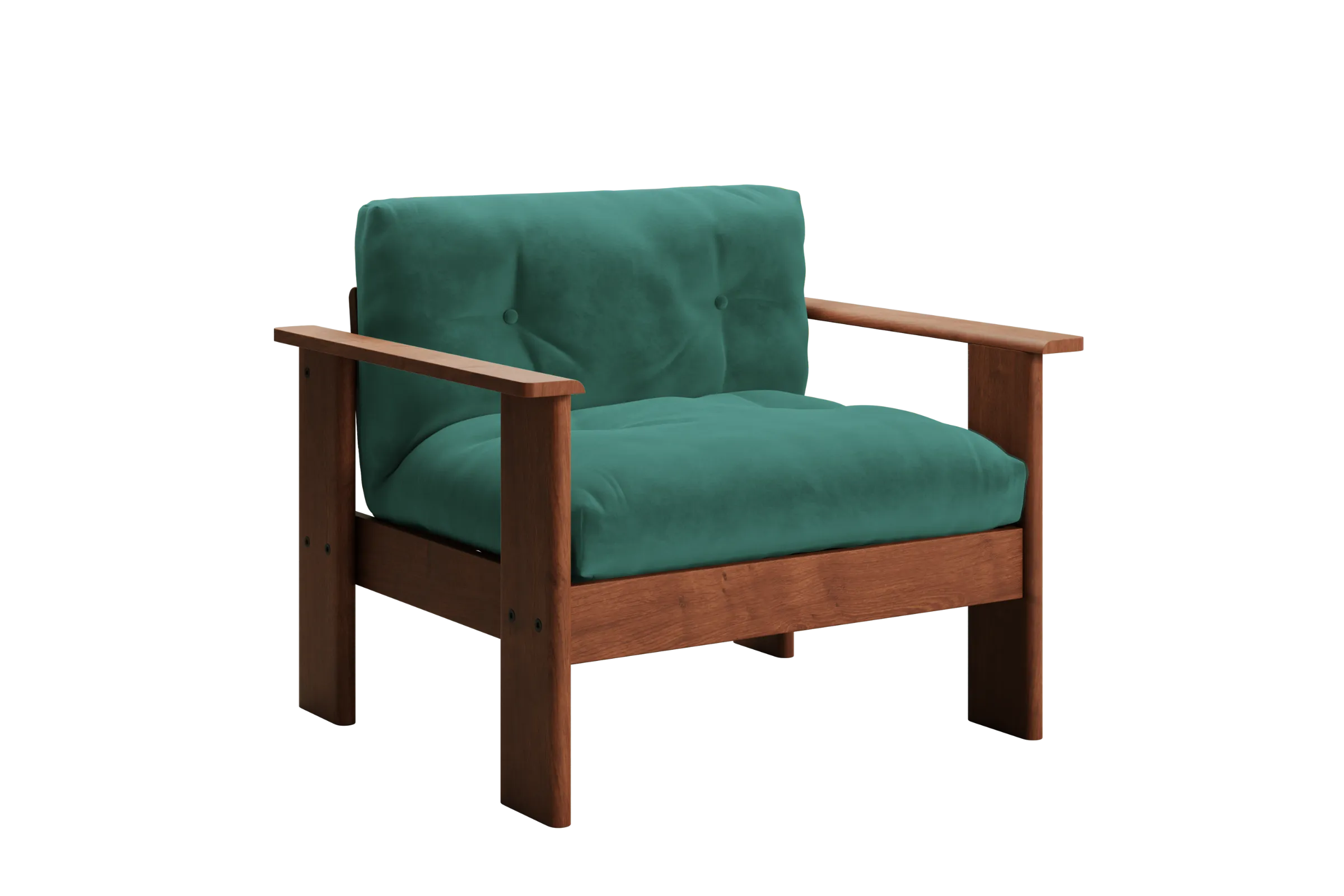 The Bacana Armchair in Recycled Velvet