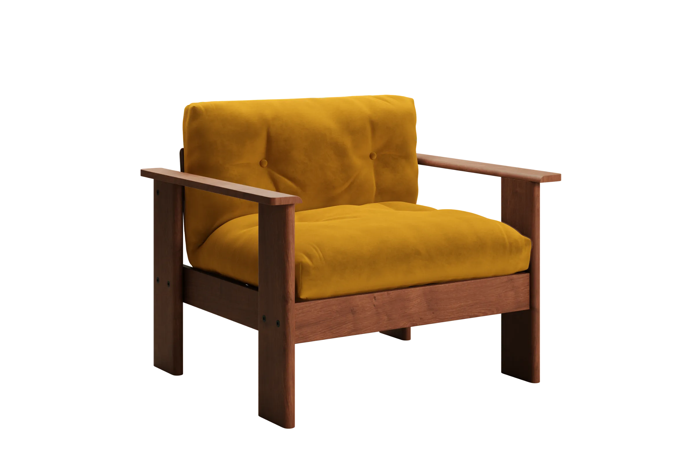 The Bacana Armchair in Recycled Velvet