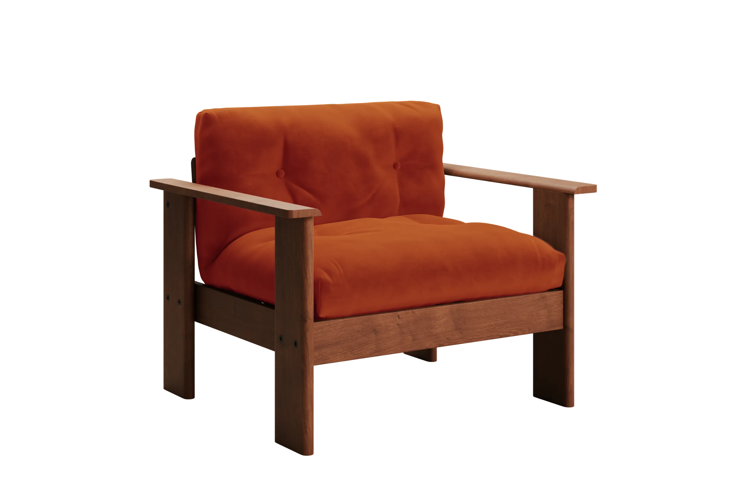 The Bacana Armchair in Recycled Velvet