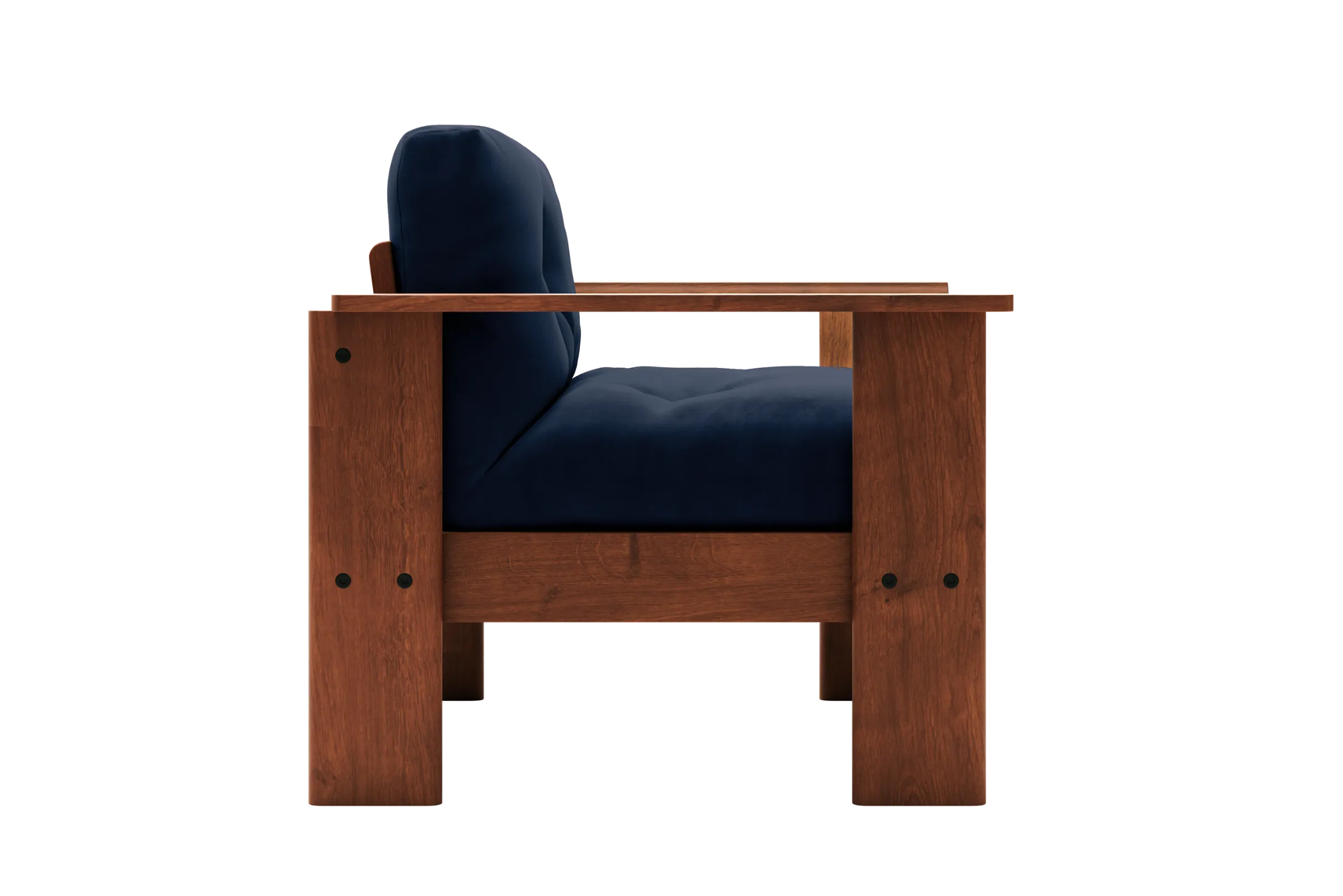 The Bacana Armchair in Recycled Velvet