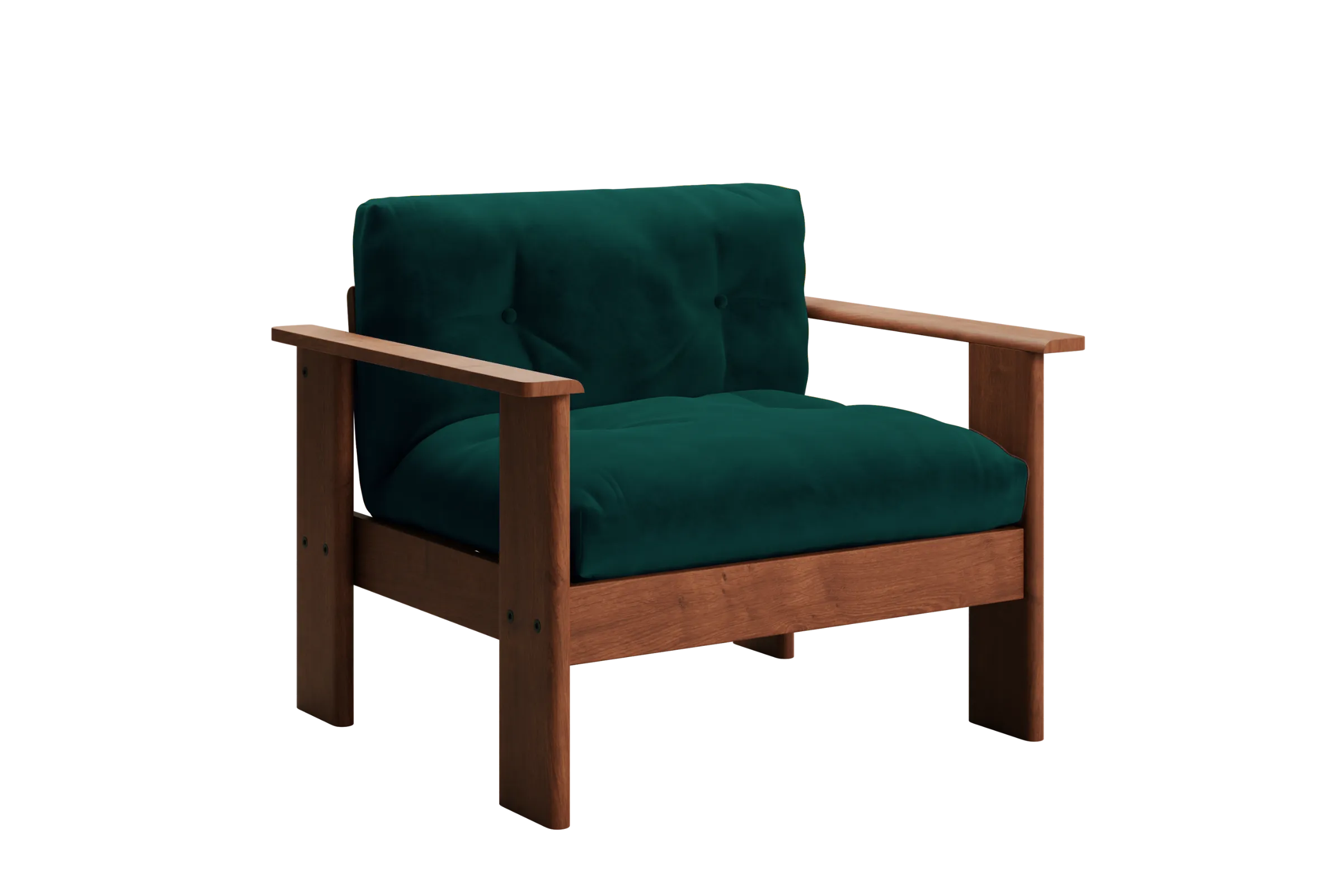The Bacana Armchair in Recycled Velvet