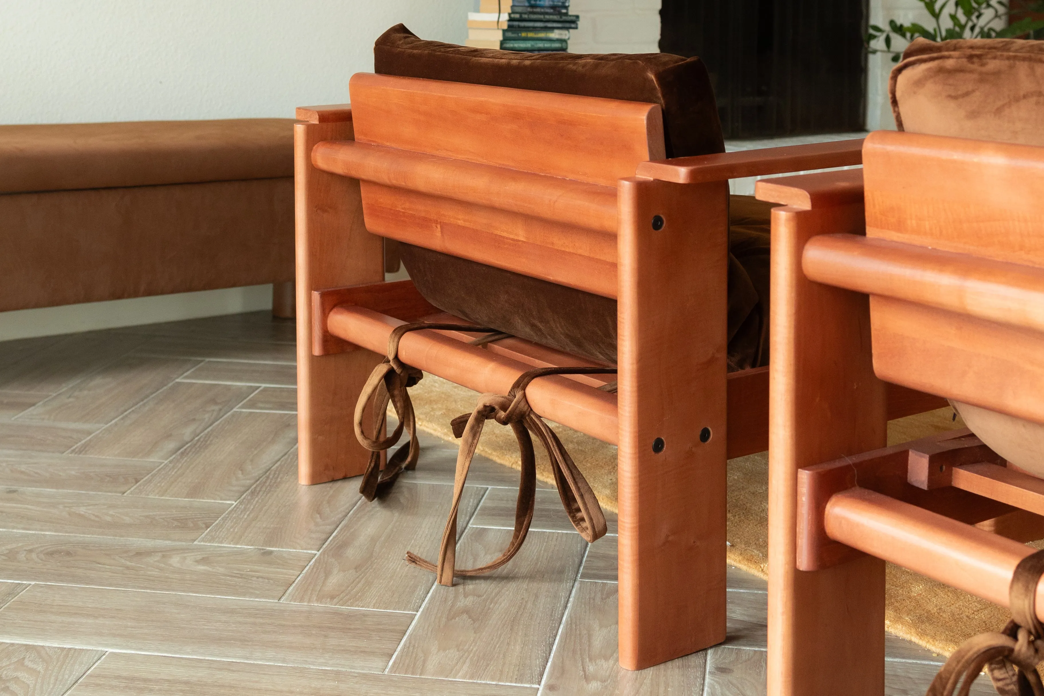 The Bacana Armchair in Recycled Velvet
