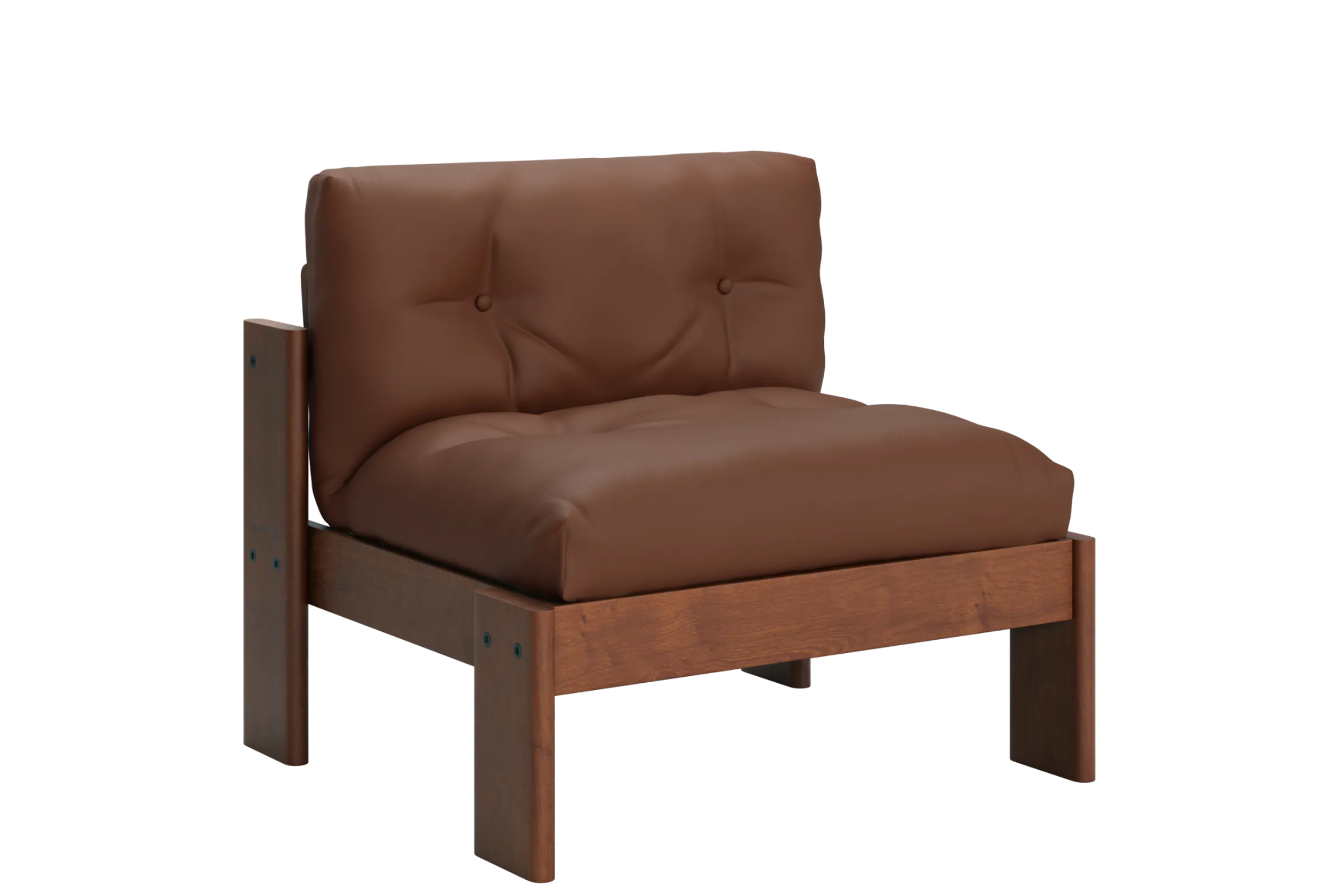 The Bacana Lounge Chair in Cactus Leather