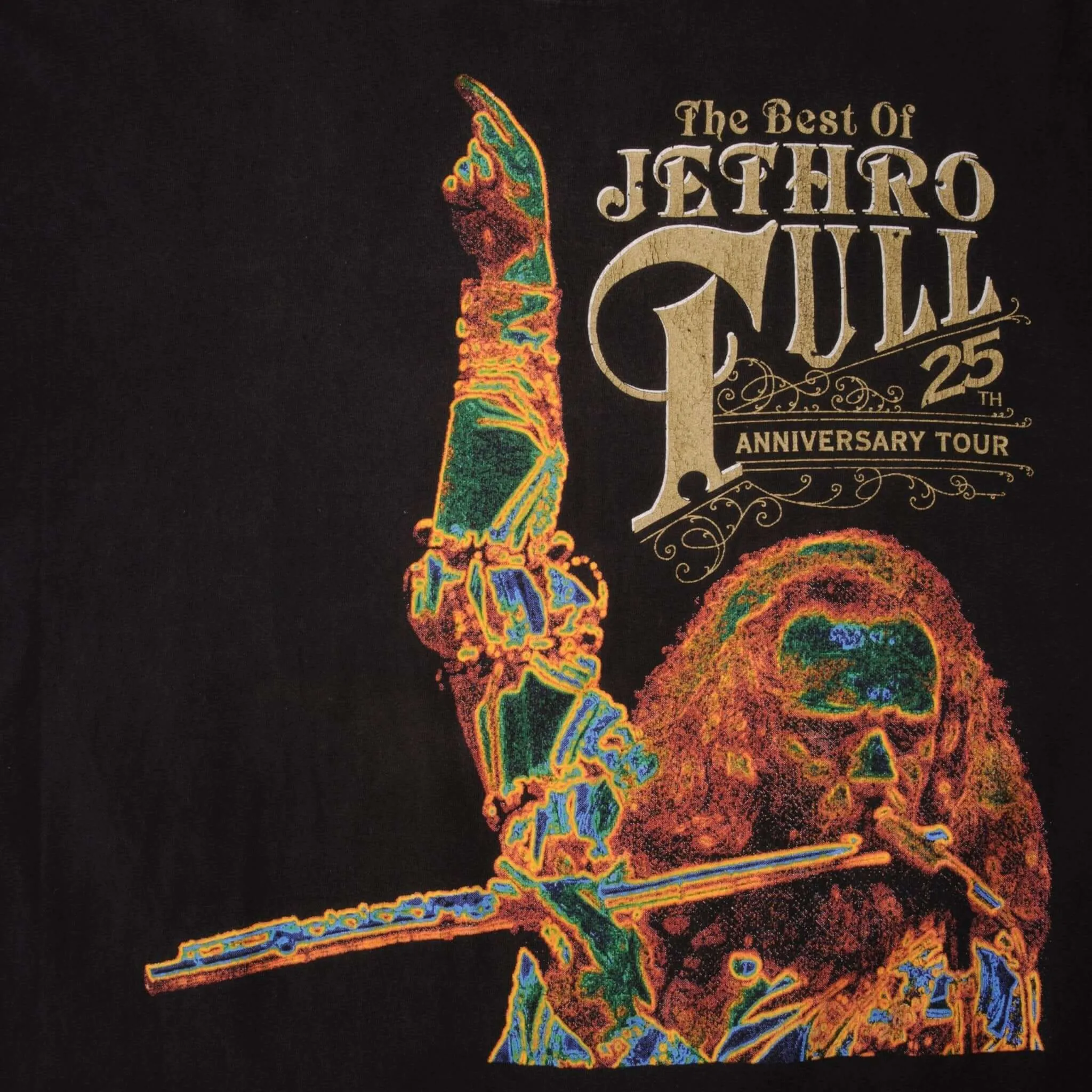 VINTAGE JETHRO TULL 25TH ANNIVERSARY 1993 TOUR TEE SHIRT XL MADE USA