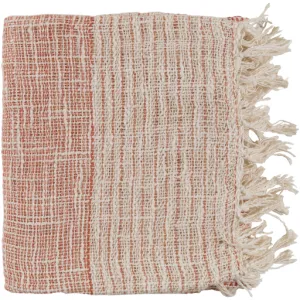 Waverly Woven Throw BURNT ORANGE